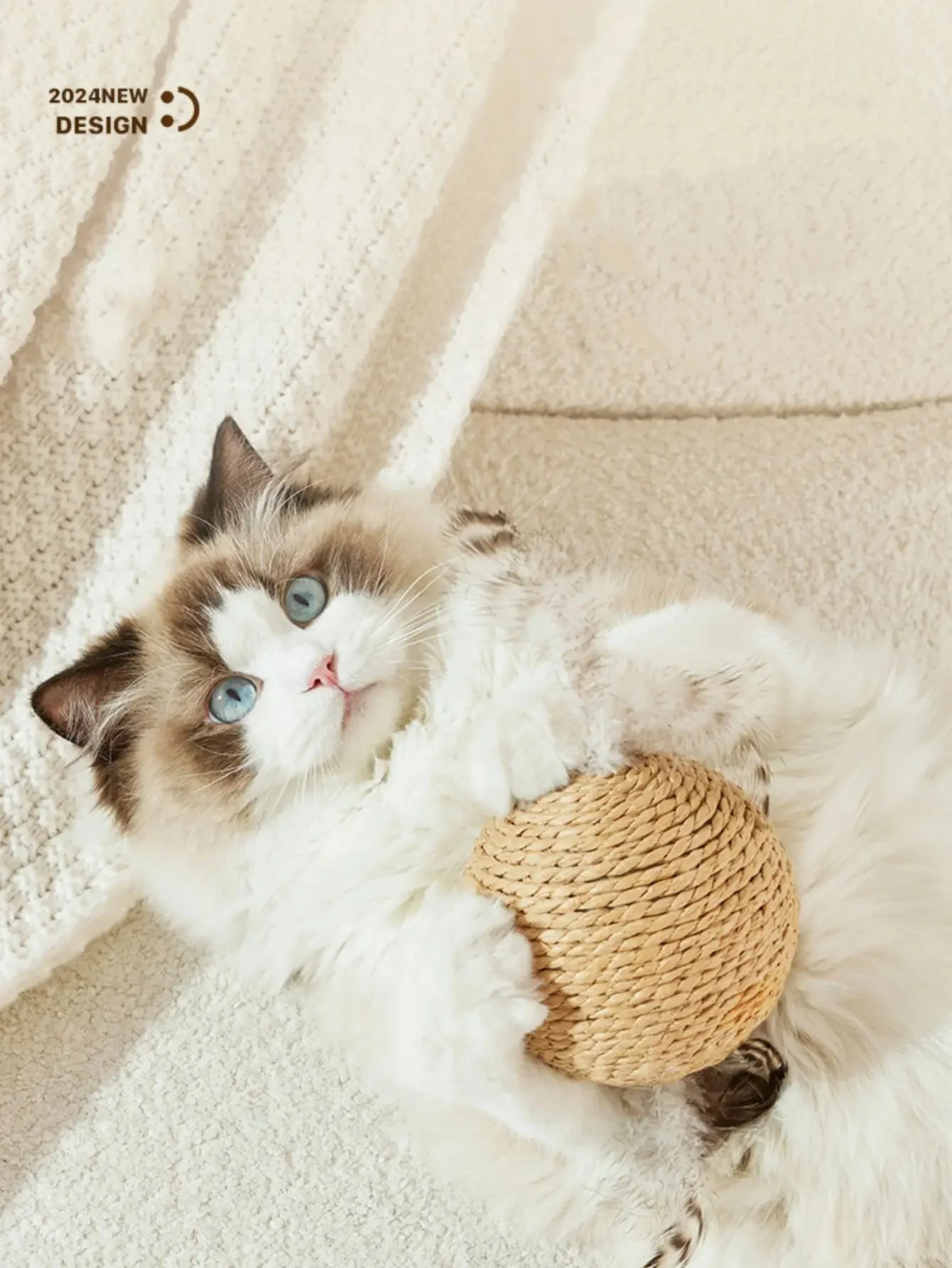 10CM Interactive Sisal Cat Scratching Ball - Image 5
