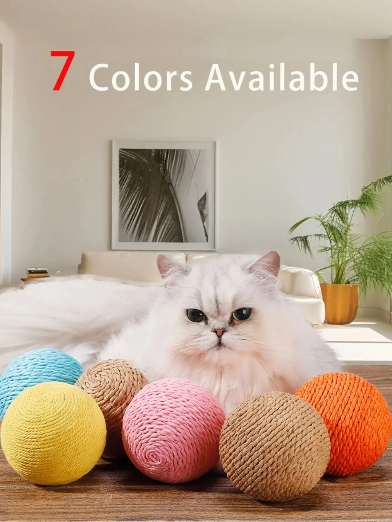 10CM Interactive Sisal Cat Scratching Ball - Image 6