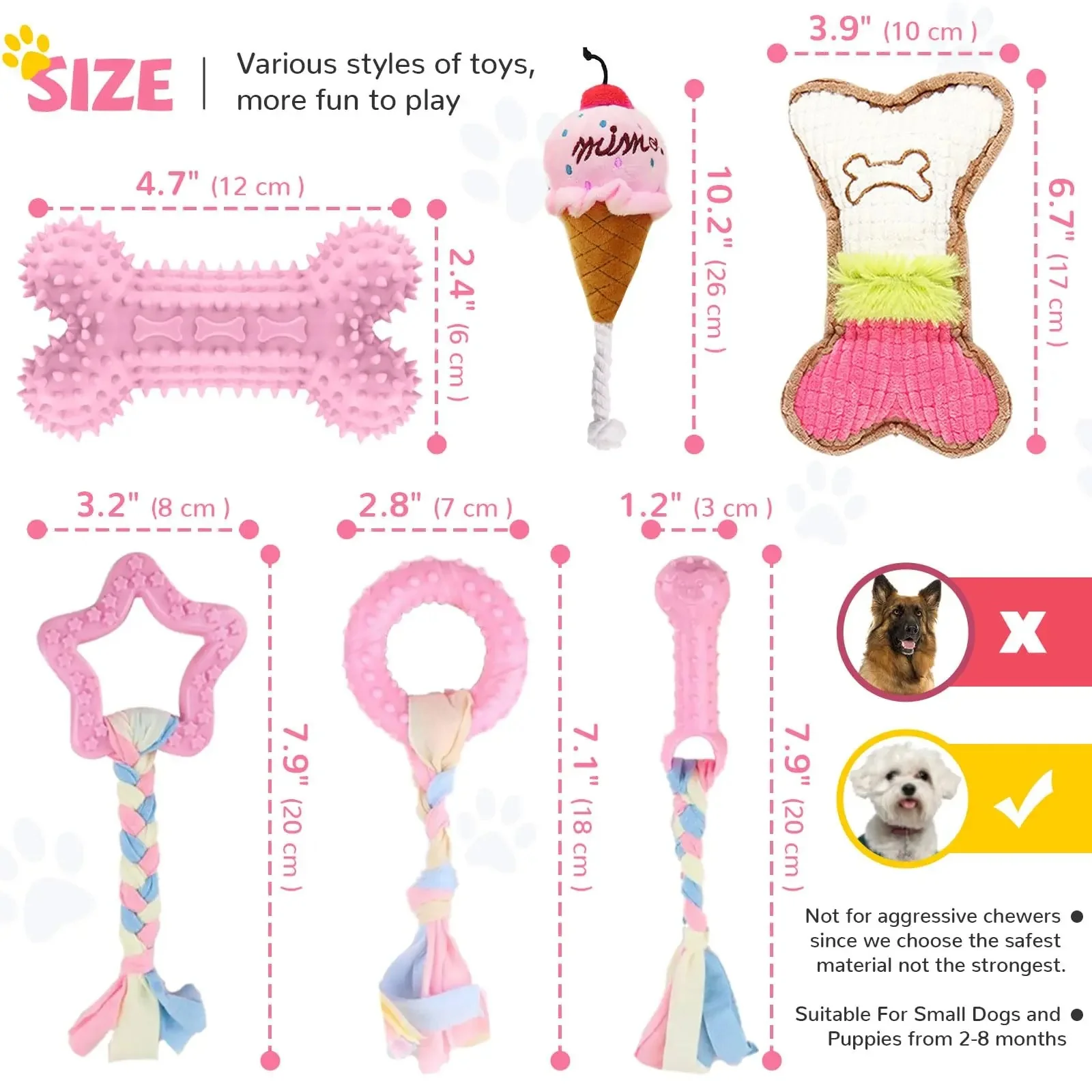 6pcs Set Puppy Bite Toys - Image 5