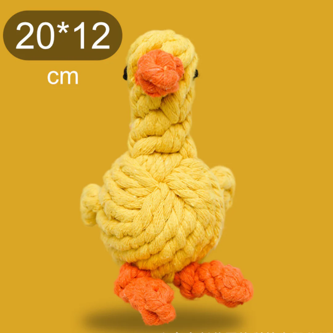Carrot Cotton Rope Toy for Pets - Image 7