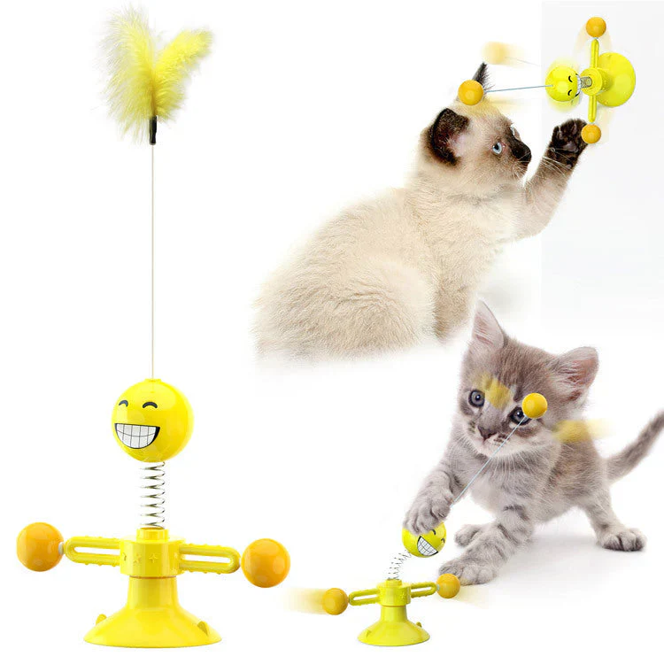 Cat Fun & Scratching Windmill - PlaySpin - Image 4
