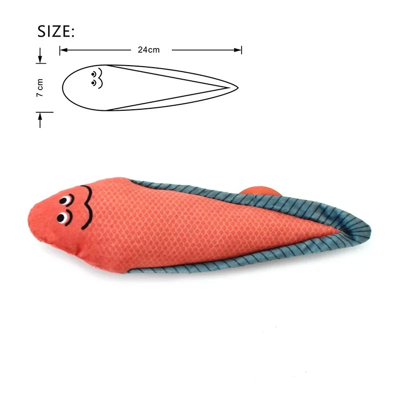 Cat Toy Catnip 3D Simulation Fish - Image 3