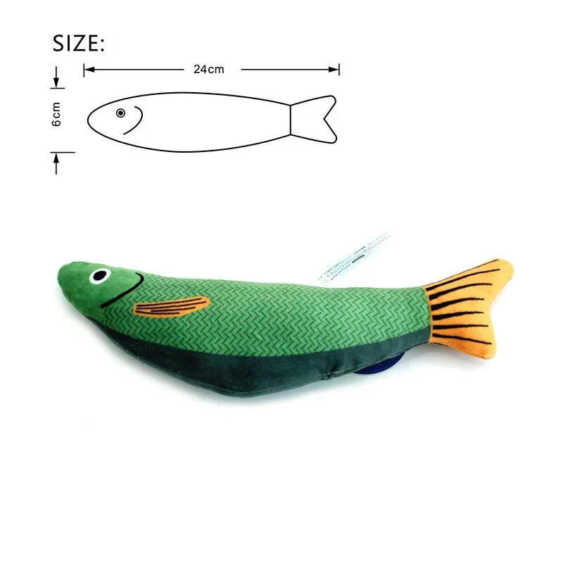 Cat Toy Catnip 3D Simulation Fish - Image 4