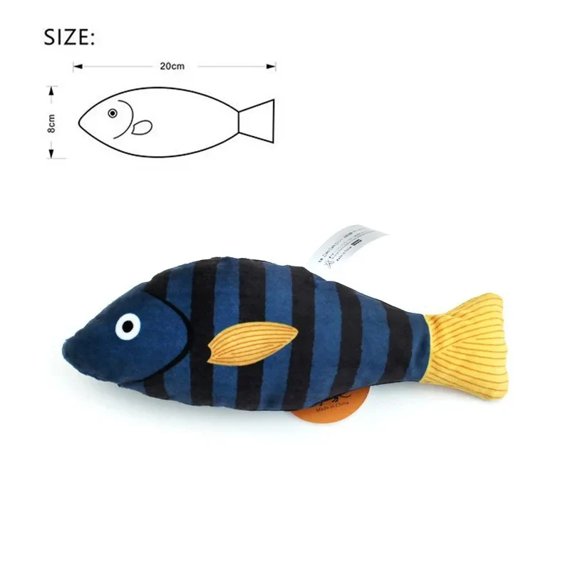 Cat Toy Catnip 3D Simulation Fish - Image 5