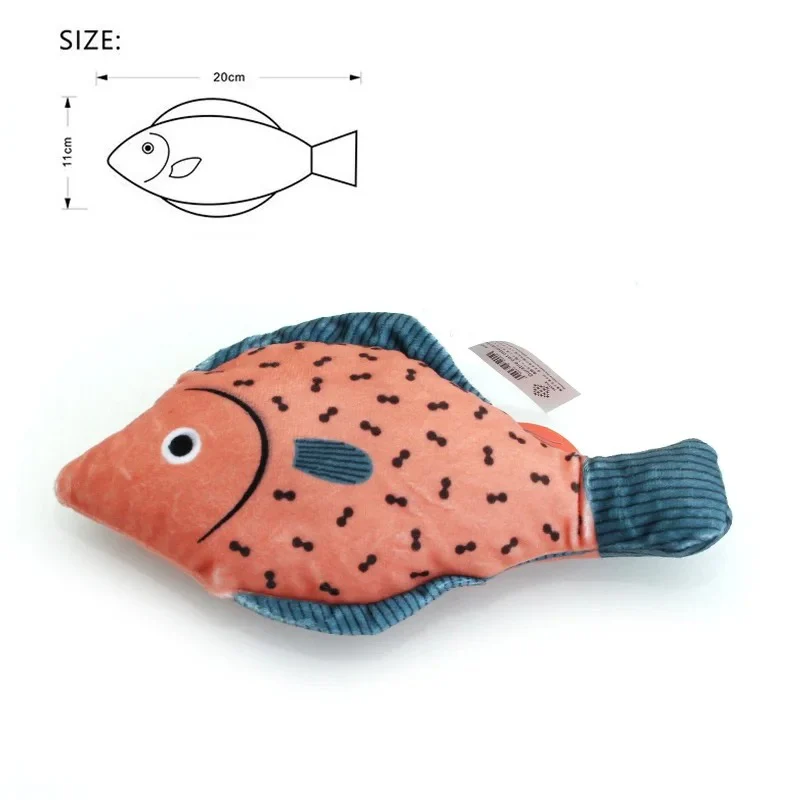 Cat Toy Catnip 3D Simulation Fish - Image 6