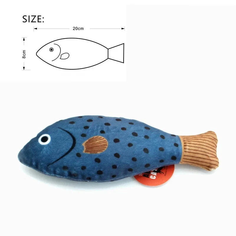 Cat Toy Catnip 3D Simulation Fish - Image 8