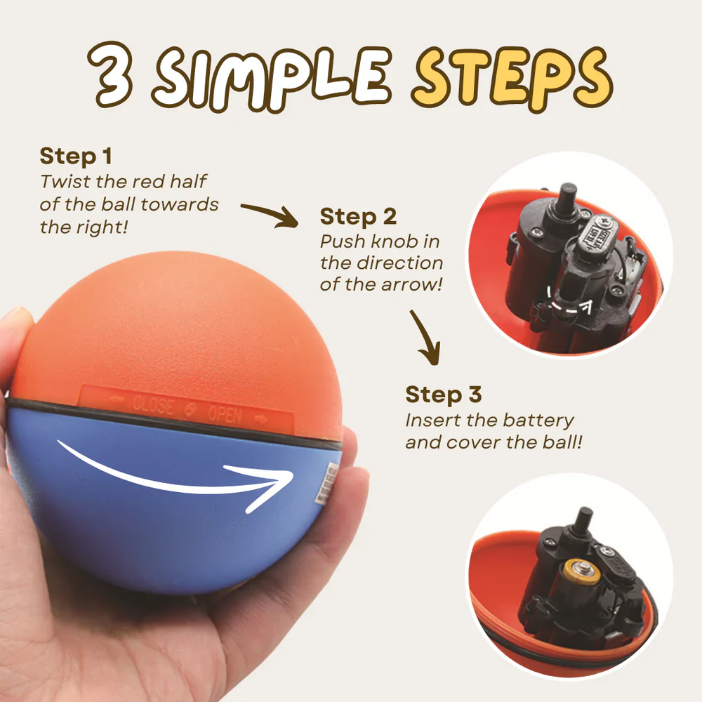 Cat turbo ball with tail toy - Image 6