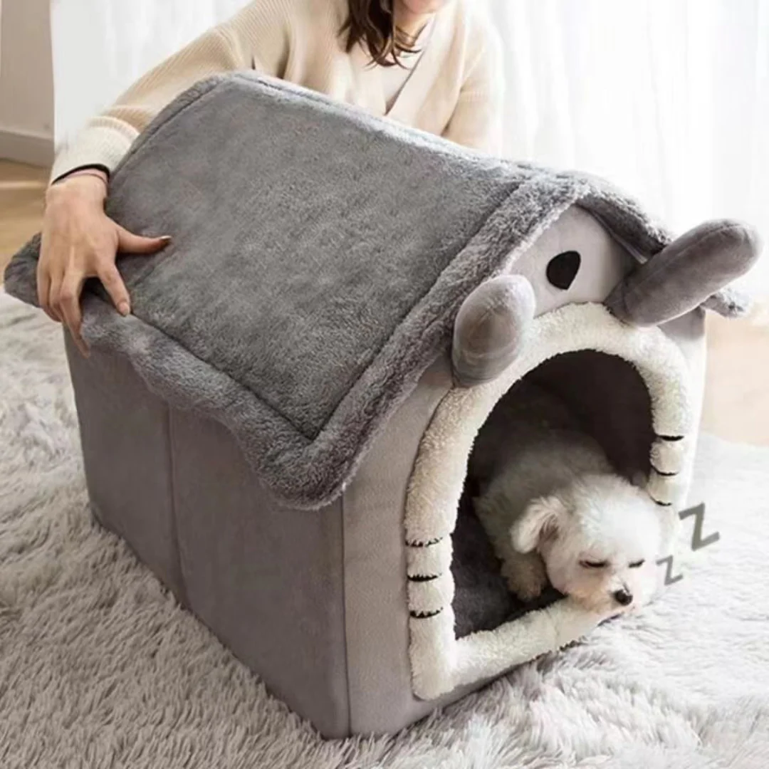 Cosy plush cat house - Image 4