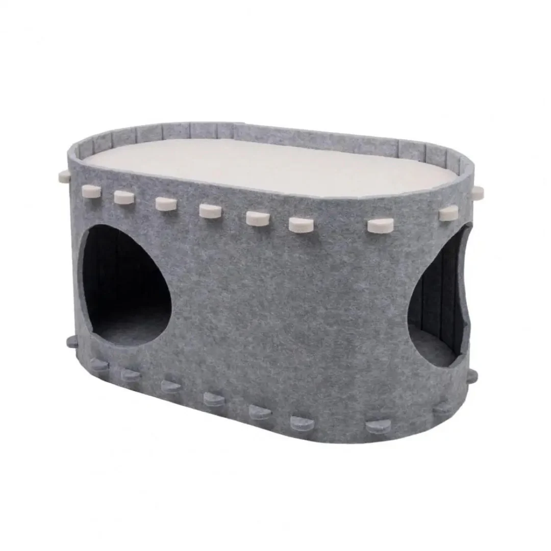 Cozy Felt Cat Cave - Image 2