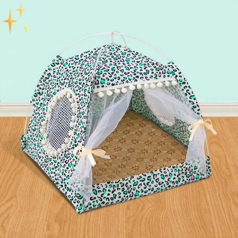 Cozy Retreat Pet Tent with CurtainS - Image 4