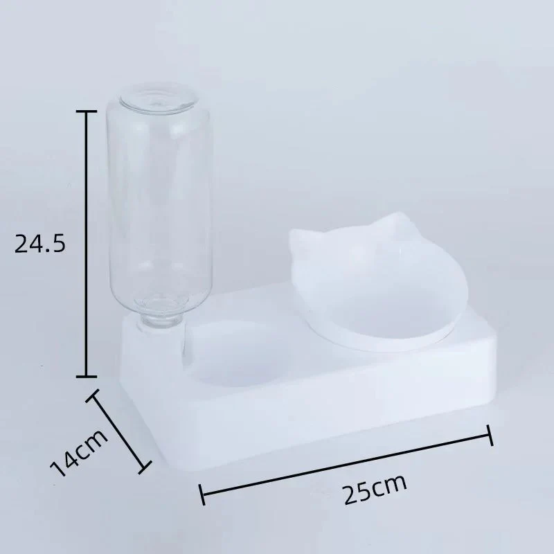 Dual-Purpose Tilted Pet Bowl - Image 4