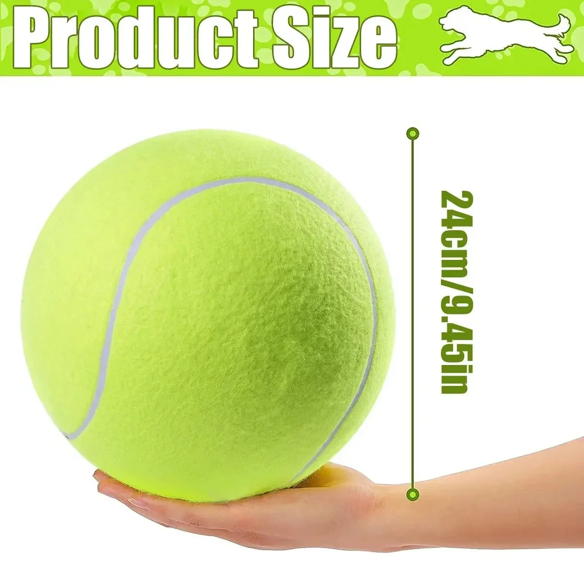 Durable Giant Tennis Ball Dog Toy - Image 6