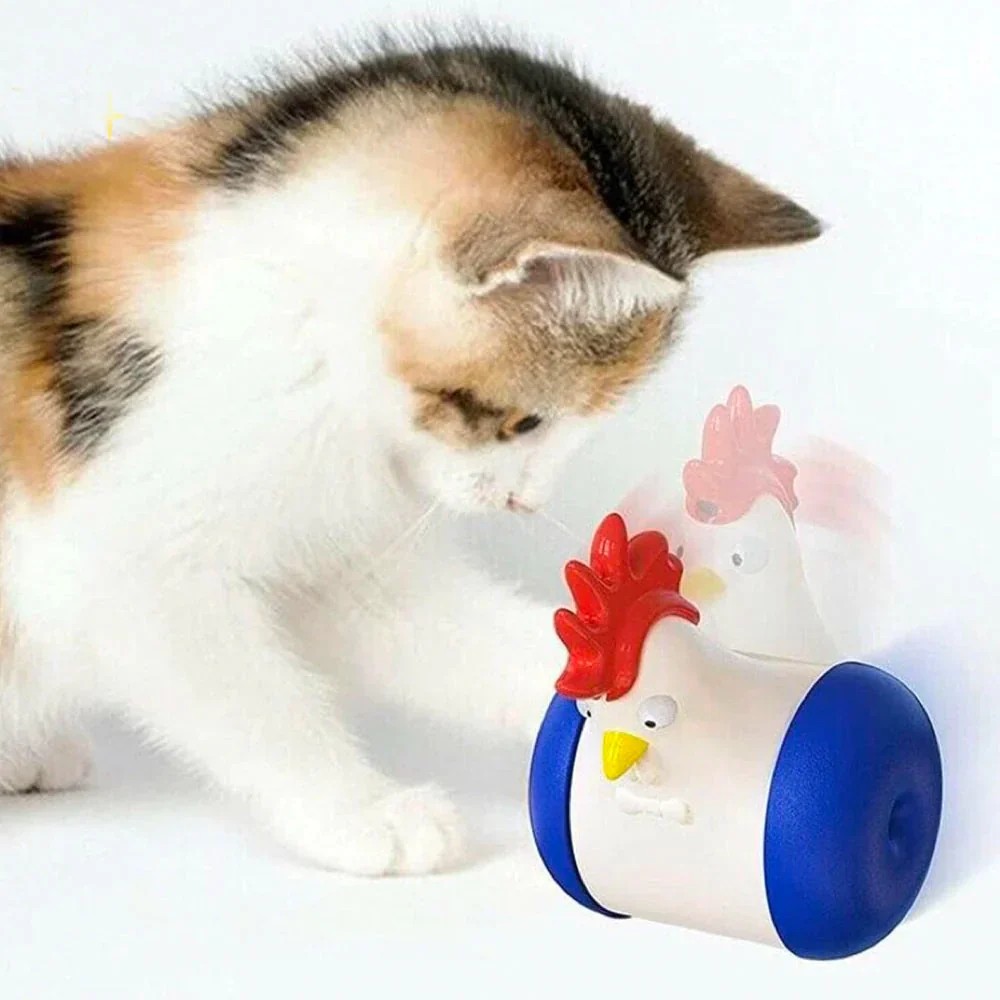 FitRooster Set of Moving Cat Toys with Laser Lamp - Image 4