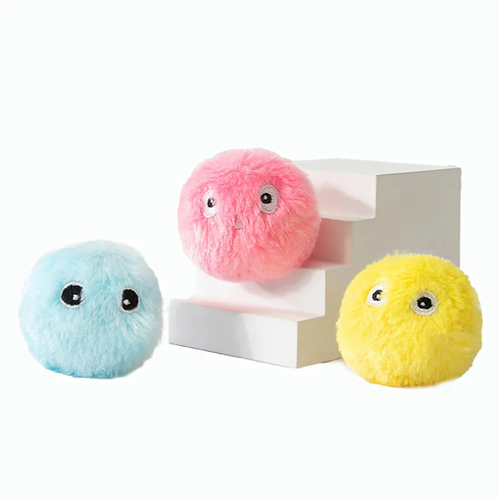 Interactive Cat Plush Balls with Animal Sounds - Image 5