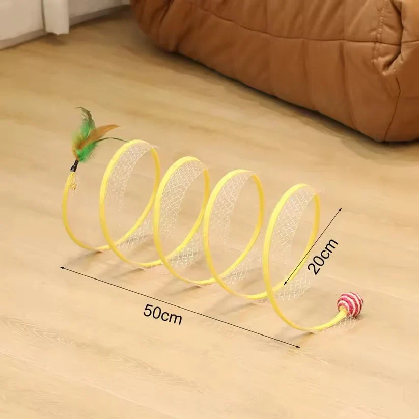 Interactive Cat Spiral Toy - Image 3