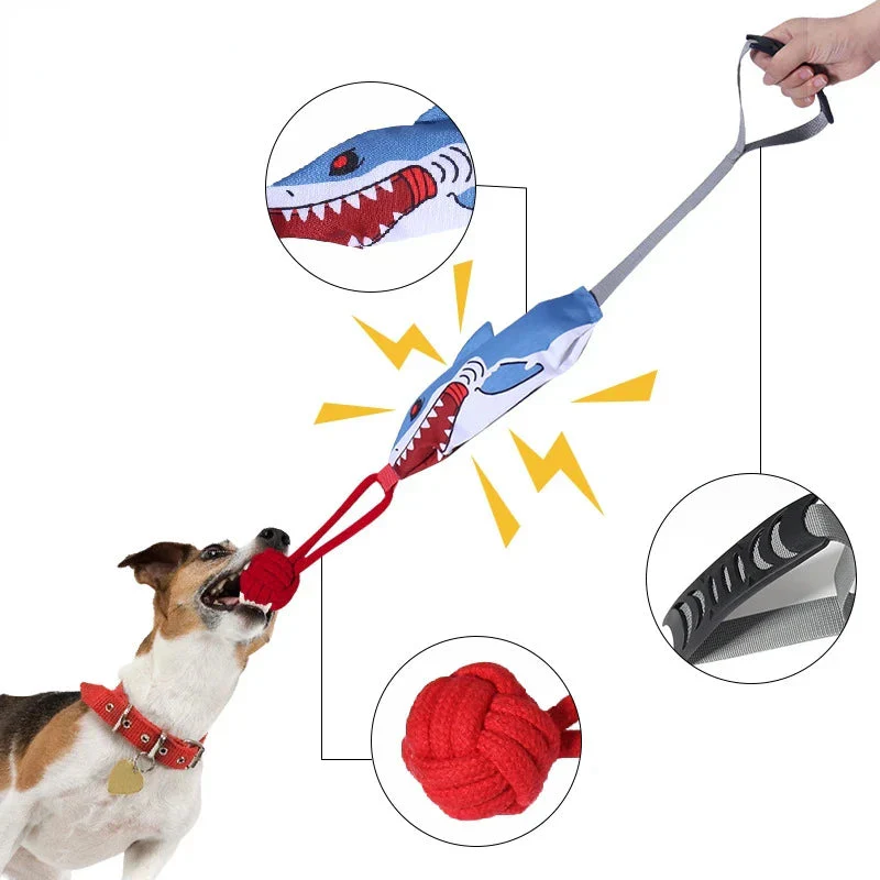 Interactive Dog Tug Toy in Various Animal Designs - Image 4