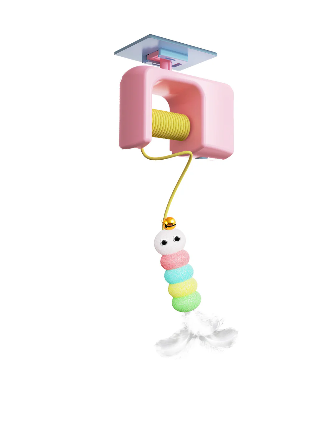 Interactive door yo-yo cat toy with self-play function - Image 5