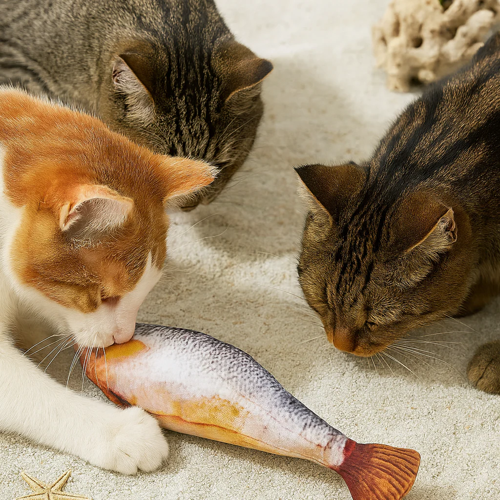 Interactive Wiggly Fish Cat Toy - Image 2