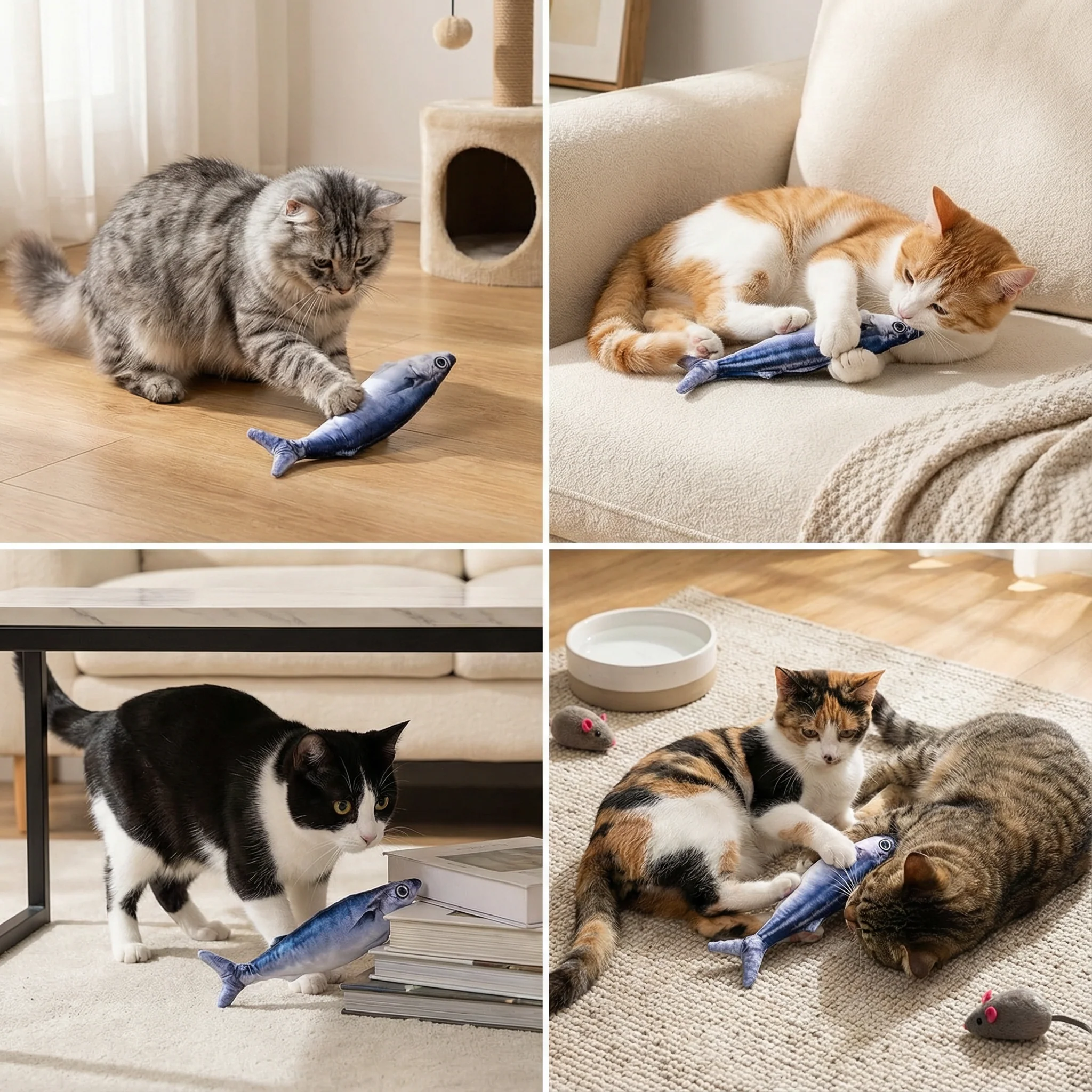 Interactive Wiggly Fish Cat Toy - Image 5