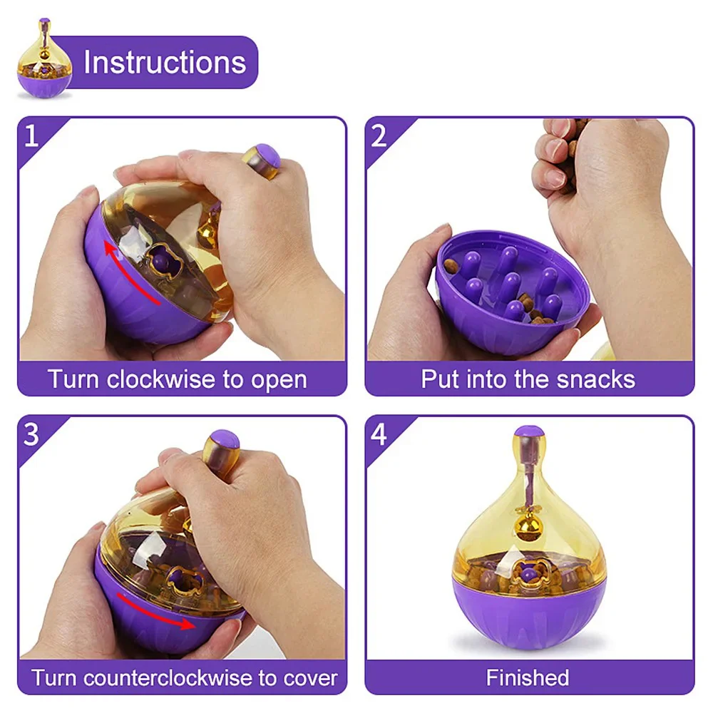 Pet Cat Fun Bowl Feeding Toy - Image 4