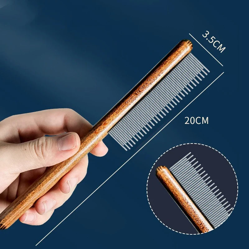 Premium Cat Comb: Stainless Steel Grooming for a Healthy Coat - Image 7