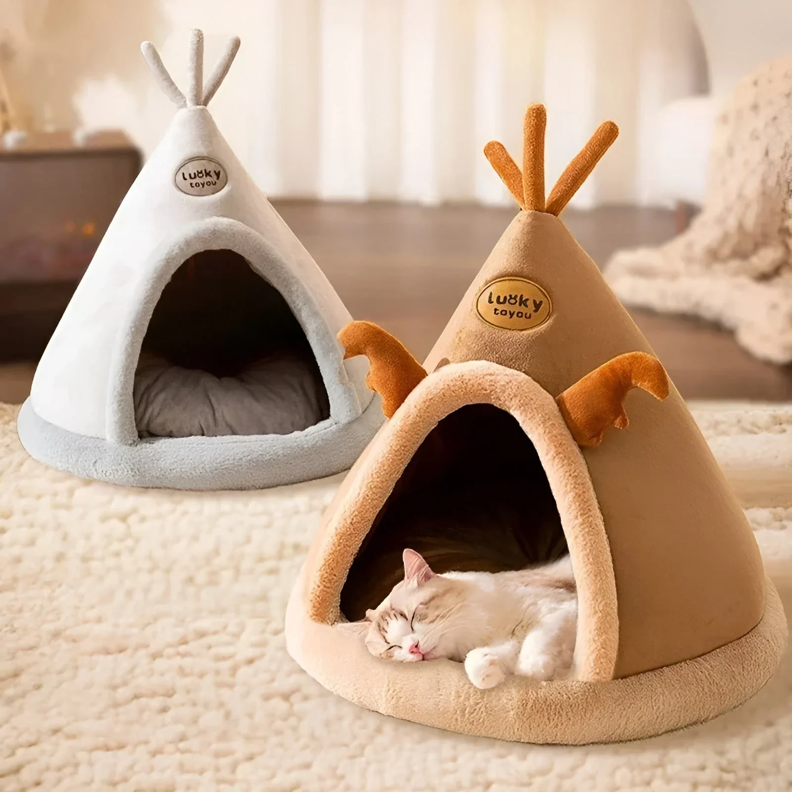 PurrNest β Cozy Cat House for Maximum Comfort