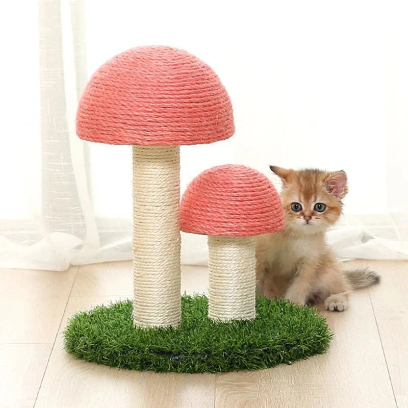 Sisal Cat Mushroom Scratching Post - Image 6