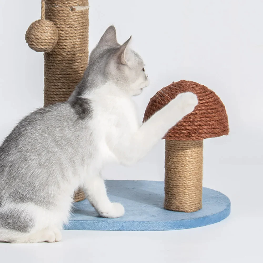 Sisal Cat Palm & Mushroom Scratching Post - Image 5