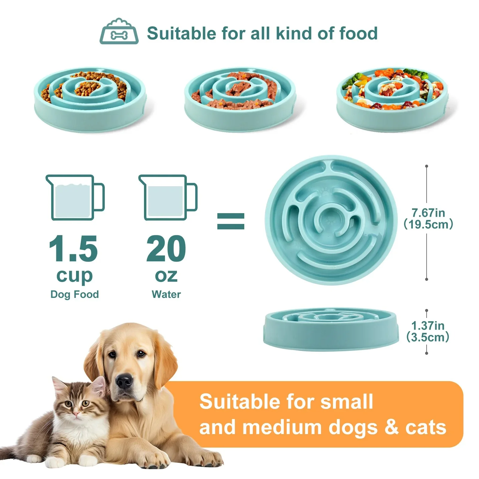 Slow Feed Pet Bowl - Image 4