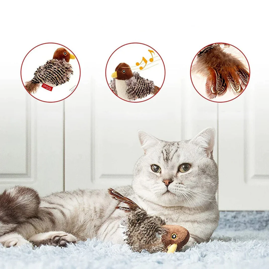 Tweeting Bird Cat Toy - Image 7