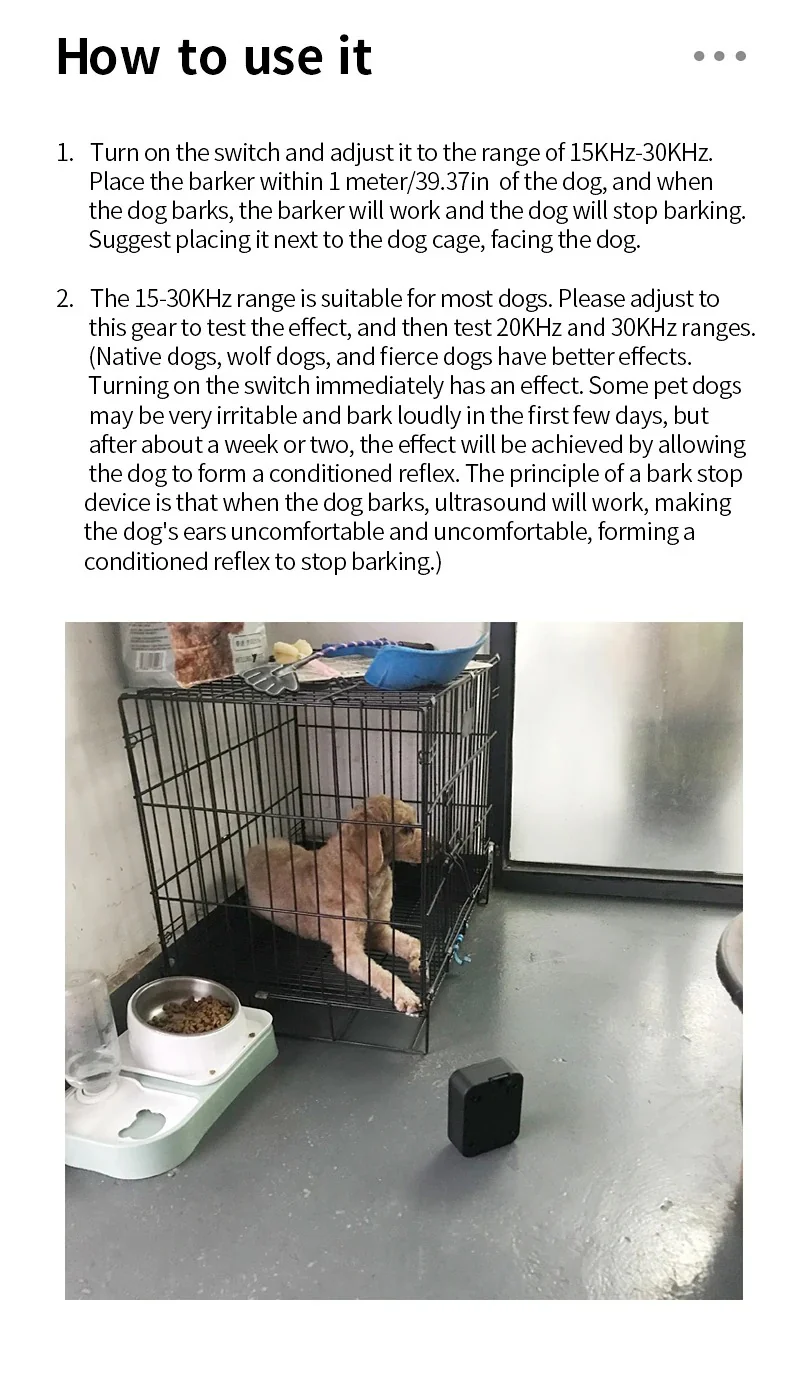 Ultrasonic Anti Bark Training Device - Image 6